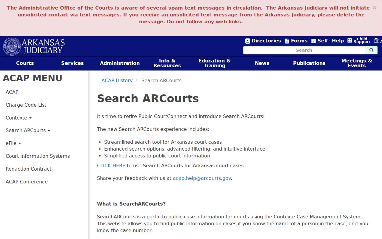 Boone County criminal court case lookup Search ARCourts information