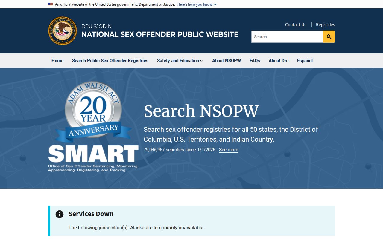 Boone County sex offender lookup NSOPW national registry search